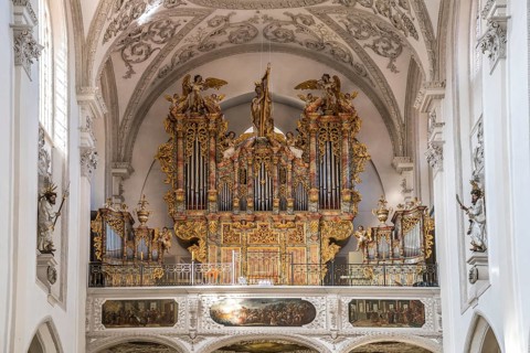 Church organ of the parish church Maria Himmelfahrt