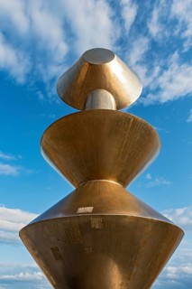 Zarauzko Dama statue by Marcos Hernando