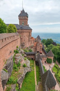 View from Chateau du Haut-Koenigsbourg