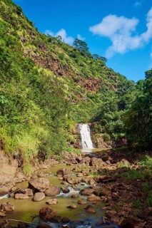 Waimea Falls in the Waimea Valley