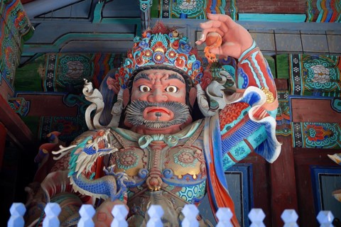Statue Skyguard Gwang Mok Chaunwang