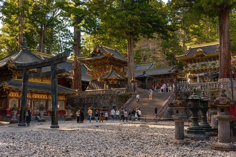 Magnificent Tosho-gu Shrine from the 17th century