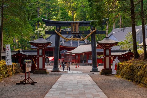 Torii Gate at Nikko Futarasan Shrine