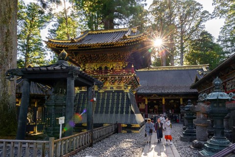 Magnificent Tosho-gu Shrine from the 17th century