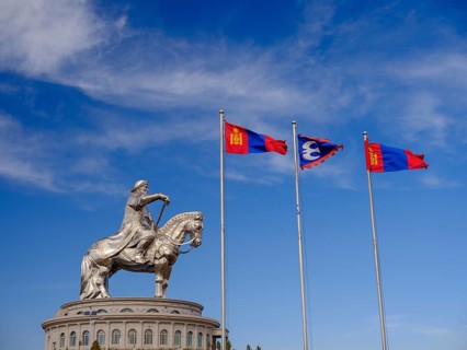 Genghis Khan equestrian statue