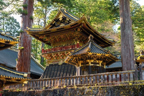 Magnificent Tosho-gu Shrine from the 17th century