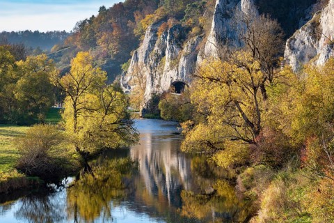 Autumn atmosphere in the Upper Danube Valley