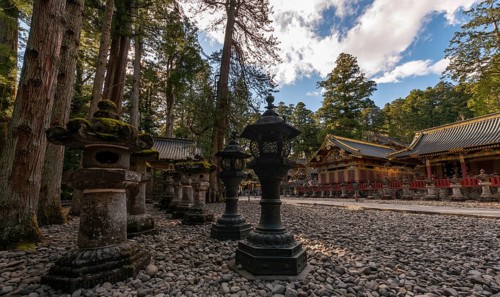 Magnificent Tosho-gu Shrine from the 17th century