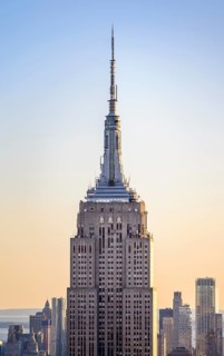 View of Empire State Building from Top of the Rock Observation Center