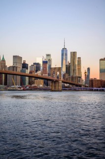 Brooklyn Bridge at sunrise
