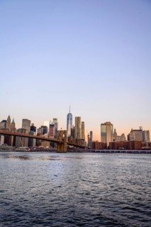 Brooklyn Bridge at sunrise