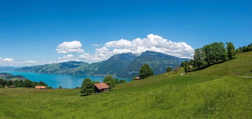 Landscape with Lake Thun
