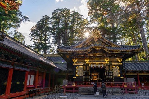 Magnificent Tosho-gu Shrine from the 17th century