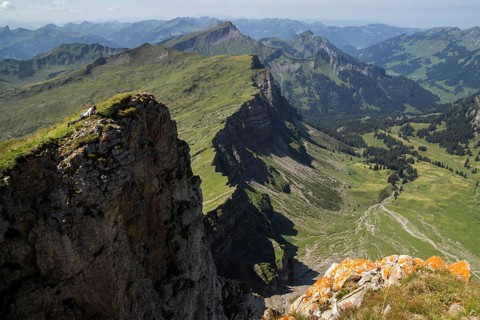 View from Mount Hoher Ifen