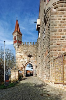 Entrance gate with watchtower
