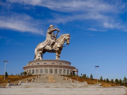 Genghis Khan equestrian statue