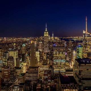View of Midtown and Downtown Manhattan