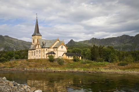 Lofoten Cathedral in Kabelvag