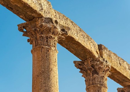 Corinthian Columns of Cardo Maximus street