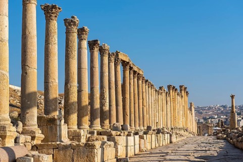 Columns of Cardo Maximus street