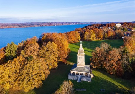 Bismarck Tower at Lake Starnberg