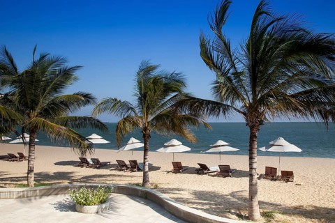 Beach promenade at Saigon Ninh Chu Resort