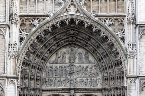 Decorated portal