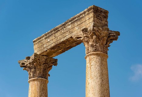 Corinthian Columns of Cardo Maximus street