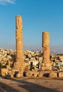 Remains of columns of the courtyard of Sanctuary of Artemis