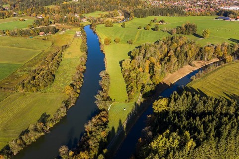 Loisach and Loisach-Isar Canal near Eurasburg