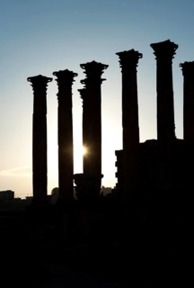 Temple of Artemis at sunset