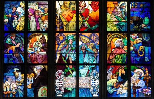 Stained glass windows