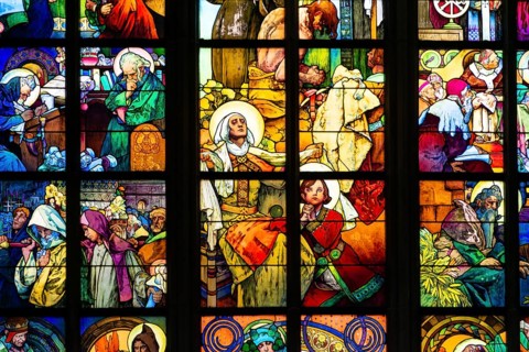 Stained glass windows
