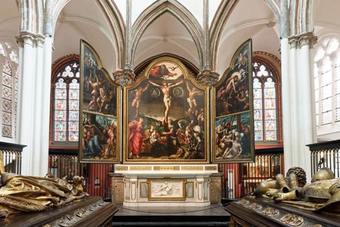 Winged altar with Passion story