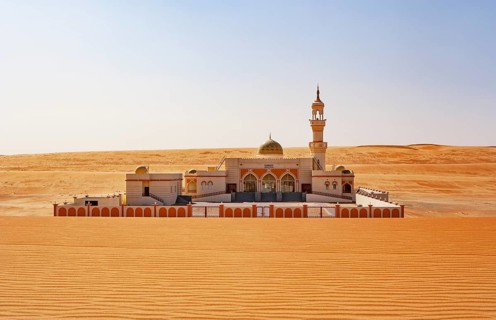 Mosque in the desert