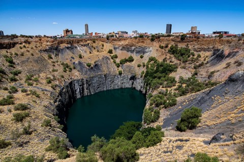 Man-made hole