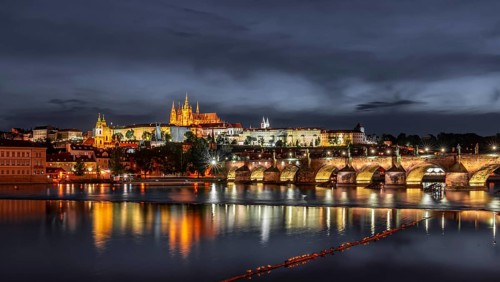 Charles Bridge with Vltava