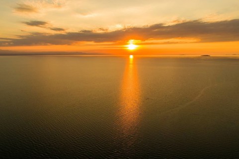 Sunset over Lake Malawi