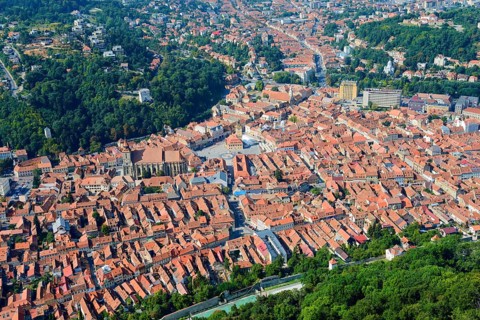 City view from above