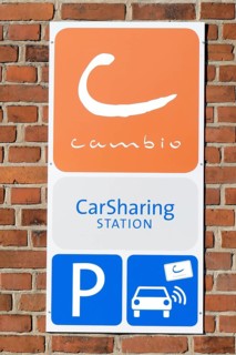 Sign Cambio Carsharing Station