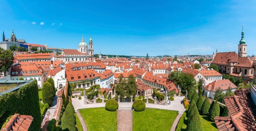 Vrtba garden in baroque style
