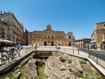 Historical ruins in the old town