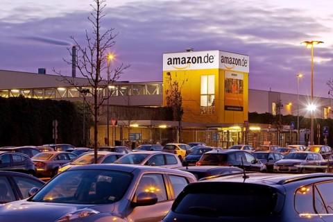 Parking at Amazon Logistics Center