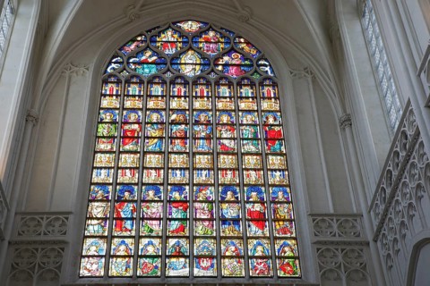 Stained glass window