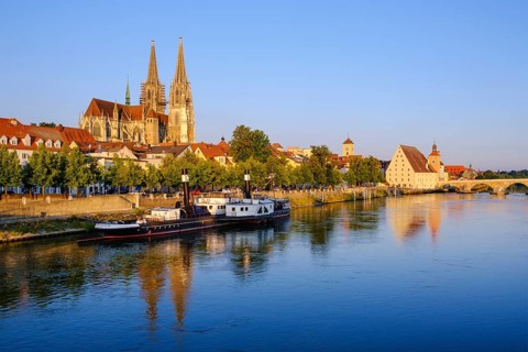 Steamer Ruthof Ersekcsanad on the Danube