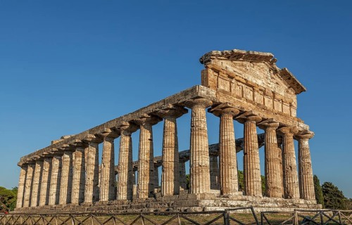 Greek Doric temple of Athena