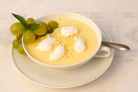 Swabian dessert in dessert bowl
