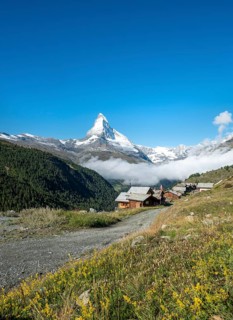 Snow-covered Matterhorn