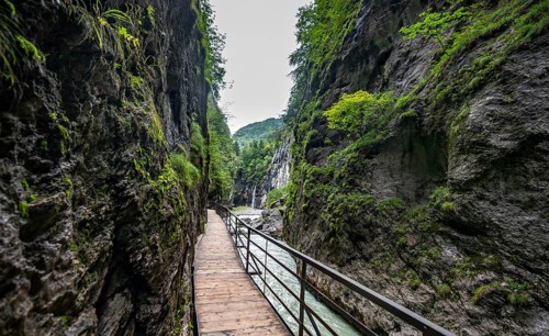 Aare Gorge at Haslital valley or Hasli Valley