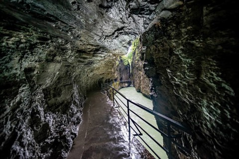 Aare Gorge at Haslital valley or Hasli Valley